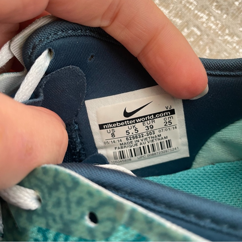 EUC - NIKE FREE 5.0 TR FIT 4 Hyper Turquoise Crossfit Women's 8 Sneaker - Picture 5 of 11